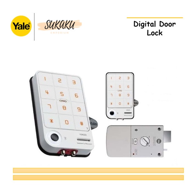 Acd Yale Ydr-333 ( Ydr333 ) Kunci Pintu Otomatis Digital Door Lock
