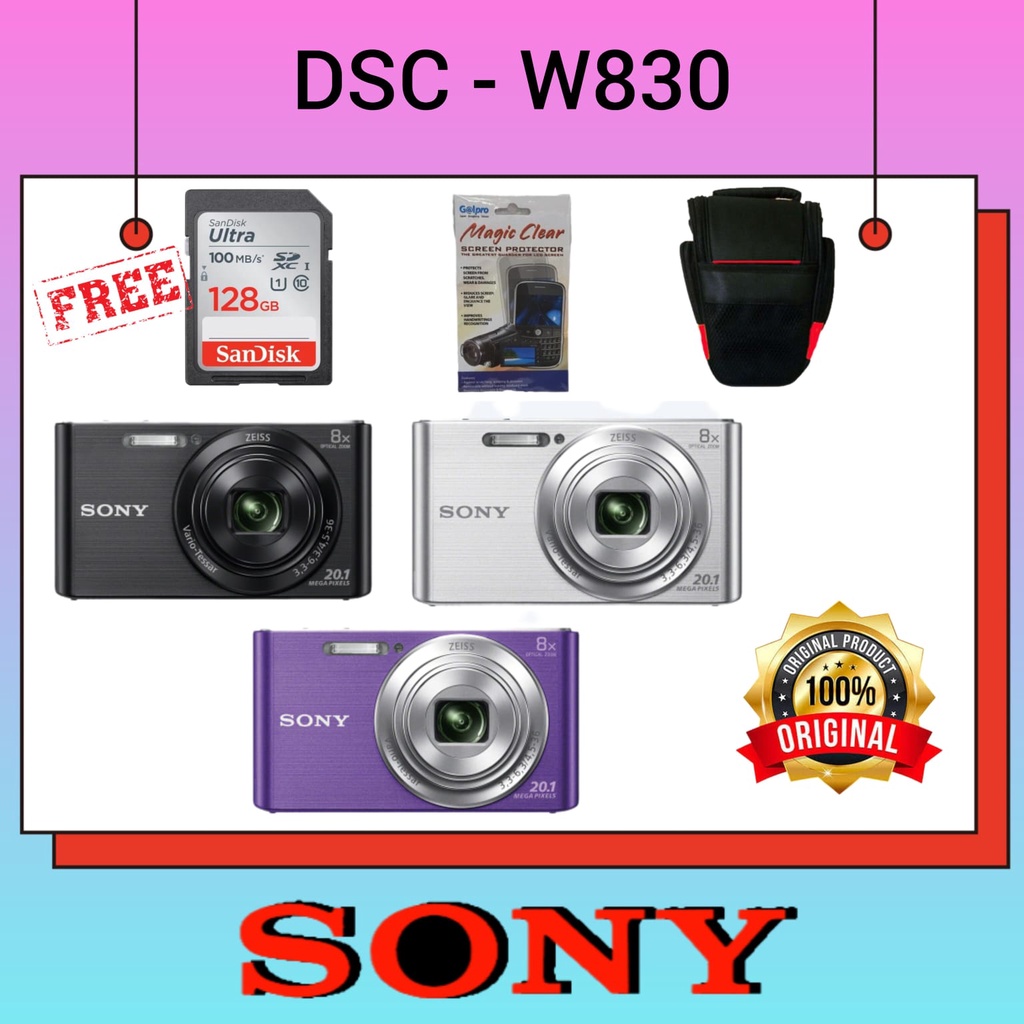 CAMERA POCKET SONY W830