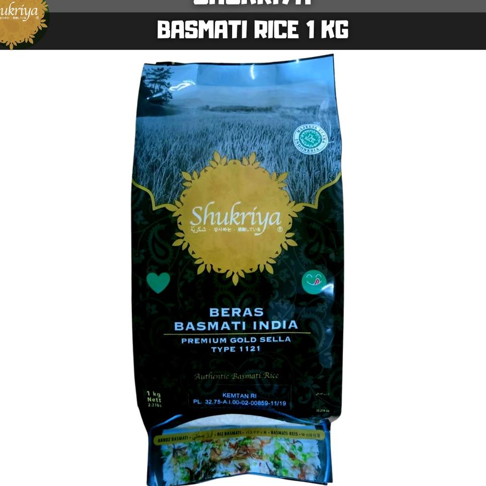 

12.12 Brand Shukriya Basmati Rice 1kg grosir