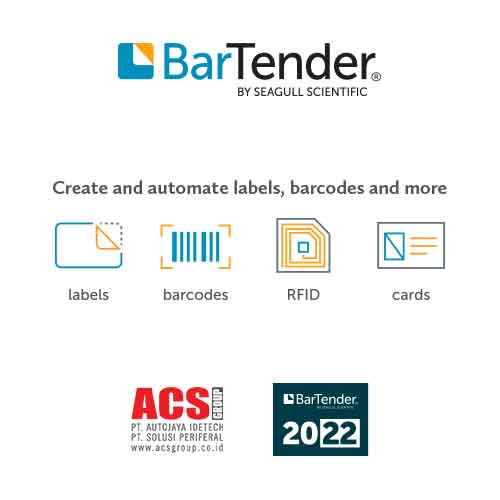 BarTender Enterprise 2022 Full Version Aktif Lisensi Software Membuat Label Barcode Design