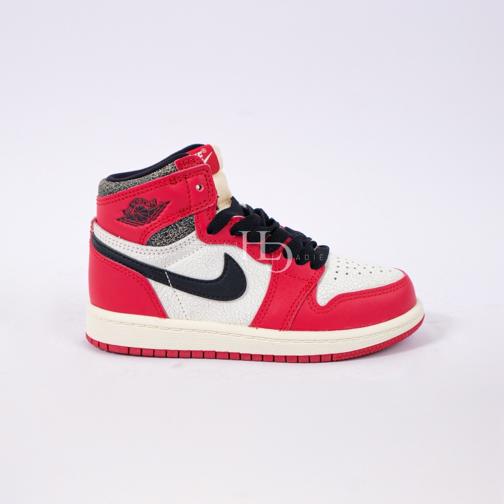 Kids Air Jordan 1 Retro High OG Chicago Lost and Found (PS) FD1412-612