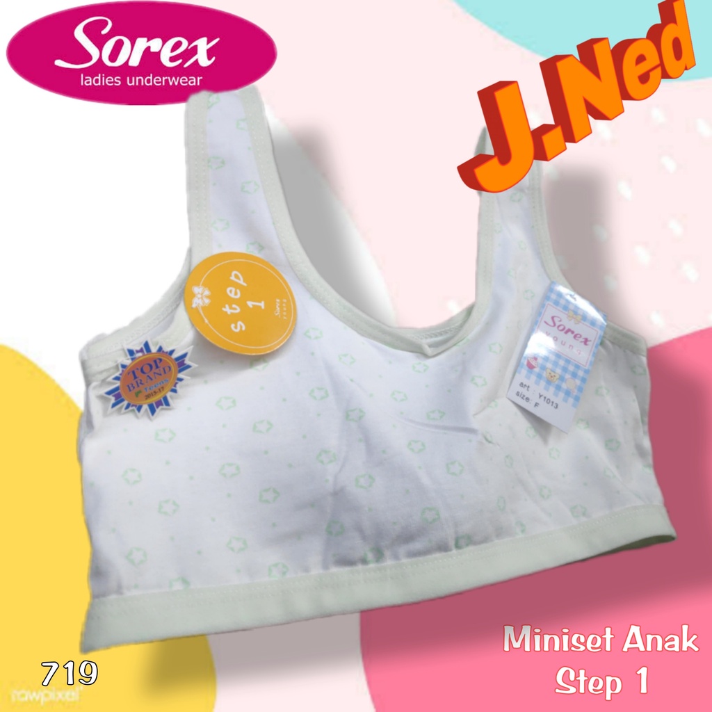 J719 MINISET BRA BH PAKAIAN DALAM ANAK PEREMPUAN STEP 1 SOREX Y1013