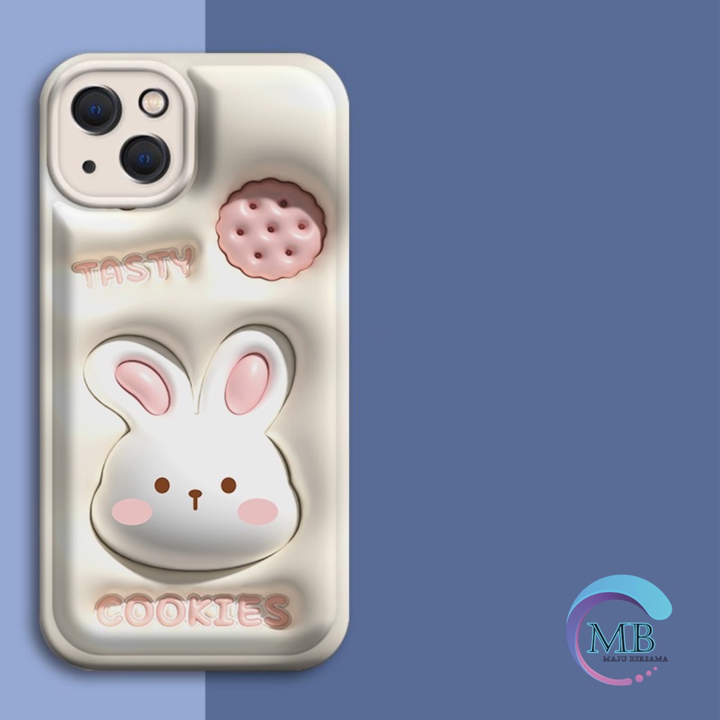 SS149 SOFTCASE MOTIF AKSEN 3D COOKIES RABBIT FOR OPPO A1K C2 A3S C1 A5S A7 A11K A15 A15S A16 A16S A16K A16E A17 A17K A8 A31 A9 A5 A37 NEO 9 A52 A53 A54 A55 A57 A77S A57 A39 A71 A74 A95 A76 A96 A83 F1S F5 YOUTH F7 RENO 4 4F F17 PRO 5 6 7 8 7Z 8T MB4500