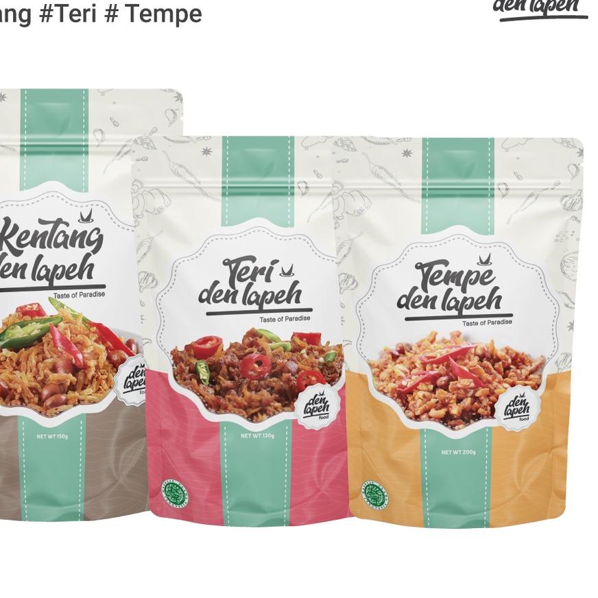 

➤ PAKET HEMAT LAUK KERING BEST SELLER | KENTANG & TERI BALADO & OREK TEMPE ❀