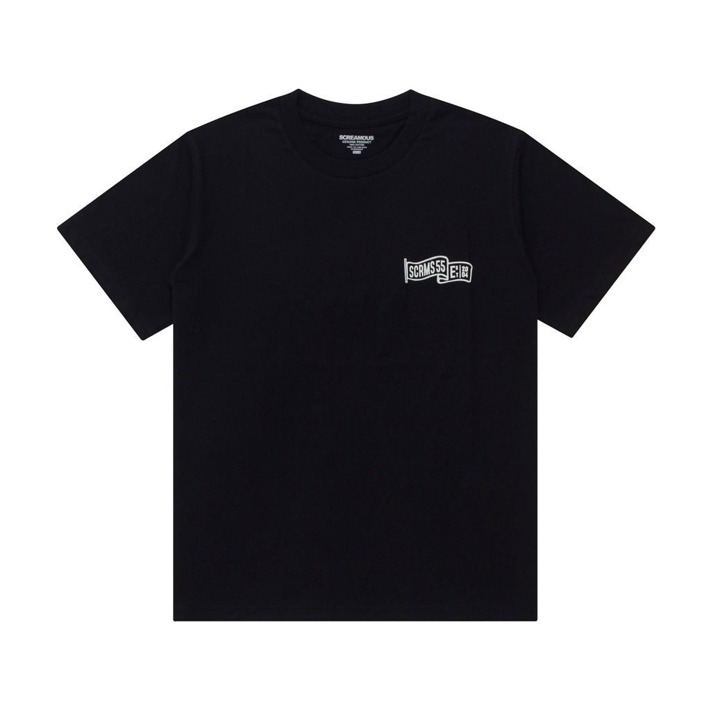 Screamous Kaos T-Shirt BANDEIRA BLACK