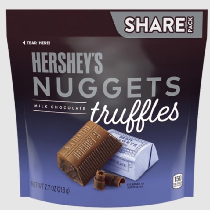 

Hershey's Nuggets Truffle Milk Chocolate Asli USA