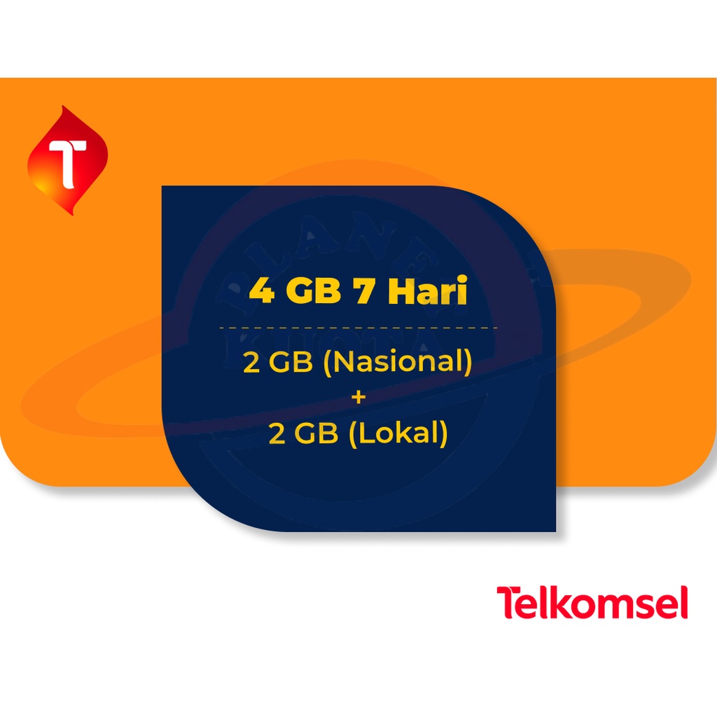 Voucher Data Telkomsel OMG 4GB 7 Hari
