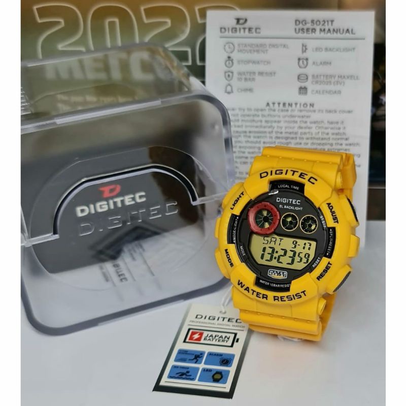 DG 5021 JAM TANGAN DIGITEC ORIGINAL WATERPROOF