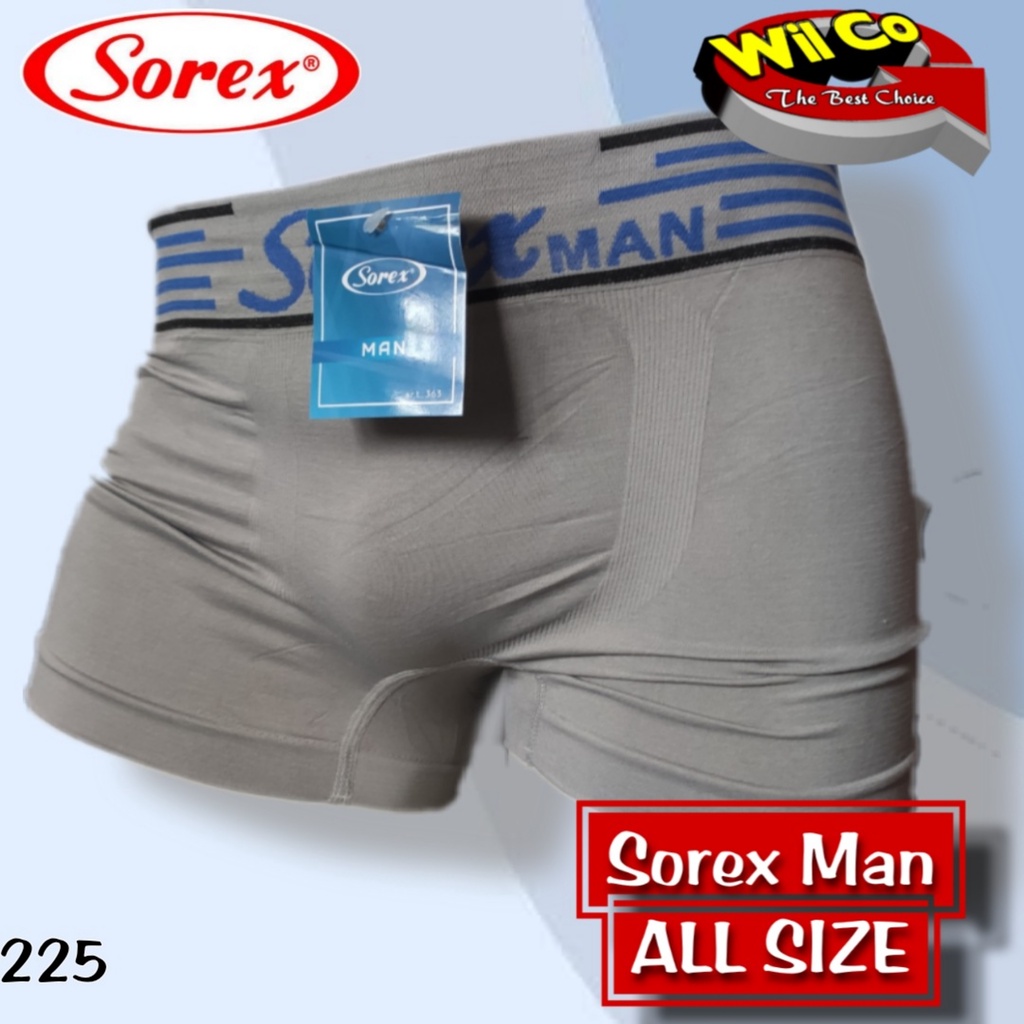 K225S - (DIJUAL PER 6 Pcs) CELANA DALAM BOXER PRIA SOREX IMPORT ALL SIZE