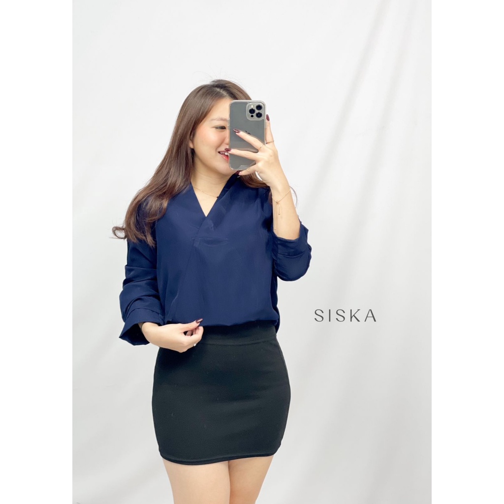 FWG - BLOUSE SISKA / BLOUSE WANITA / BAJU ATASAN WANITA / BLUS / BLOUSE KOREA STYLE / BAJU WANITA