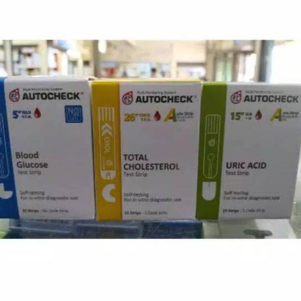 ➽ Strip Autocheck / Autocheck Gula / Autocheck Cholesterol / Autocheck Asam Urat / Autocheck ✬