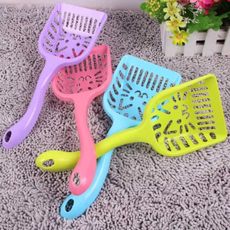 Scoop #3 motif KUCING - Cat Litter Scoop / Serokan / Sekop Pasir Kucing