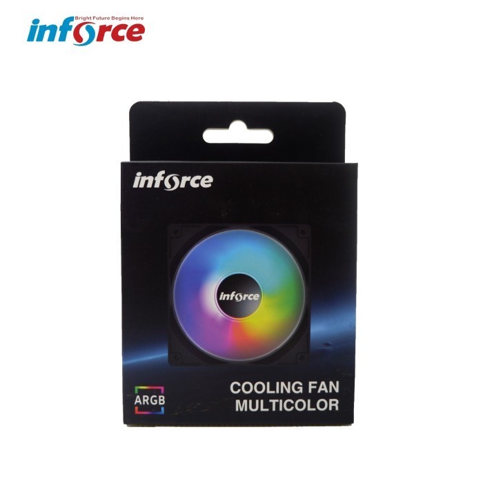INFORCE COOLING FAN CASING MULTICOLOR 120MM 12 CM RGB