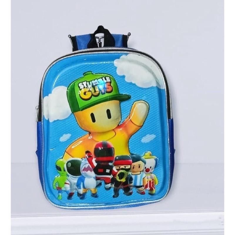 Tas Ransel anak Laki-laki Sekolah PAUD / TK EMBOS LED TIMBUL