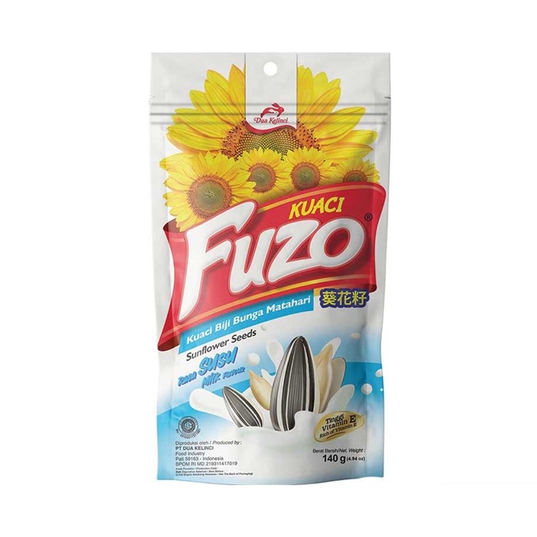 

Dua Kelinci Fuzo Kuaci Biji Bunga Matahari Milk 140 g