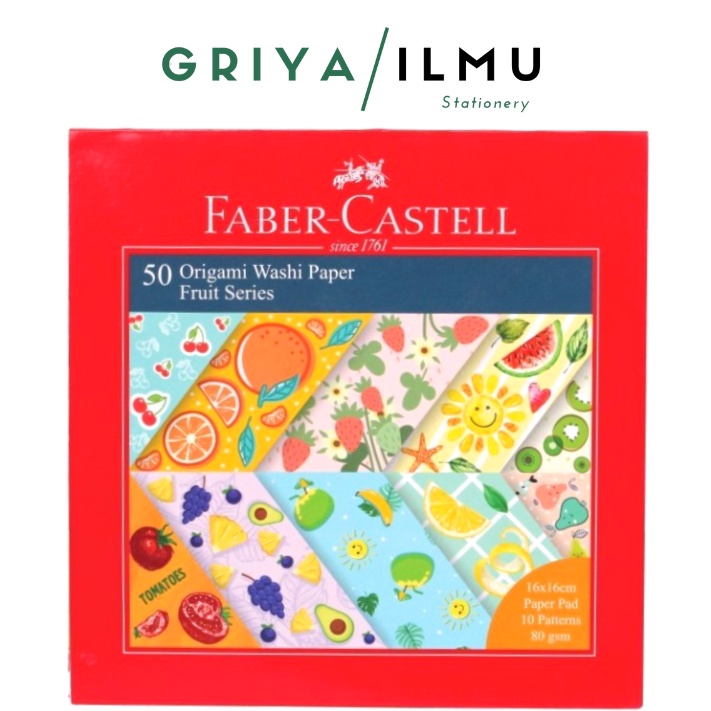 

KERTAS LIPAT FABER CASTELL 16x16 WASHI ORIGAMI 0532892