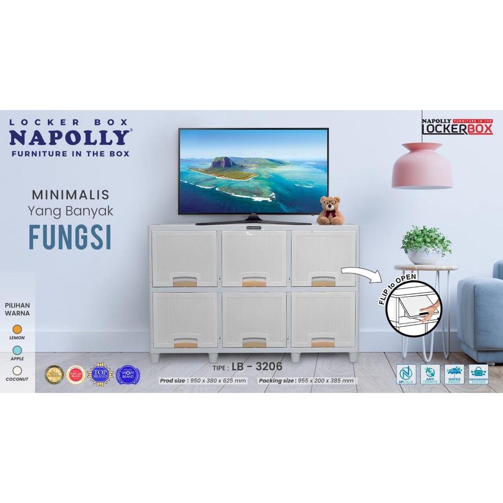 LOCKER BOX LEMARI PAKAIAN PLASTIK LACI SERBAGUNA NAPOLLY