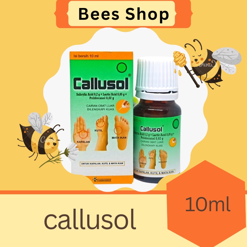 CALLUSOL ORIGINAL OBAT MATA IKAN, KUTIL, KAPALAN 10ml