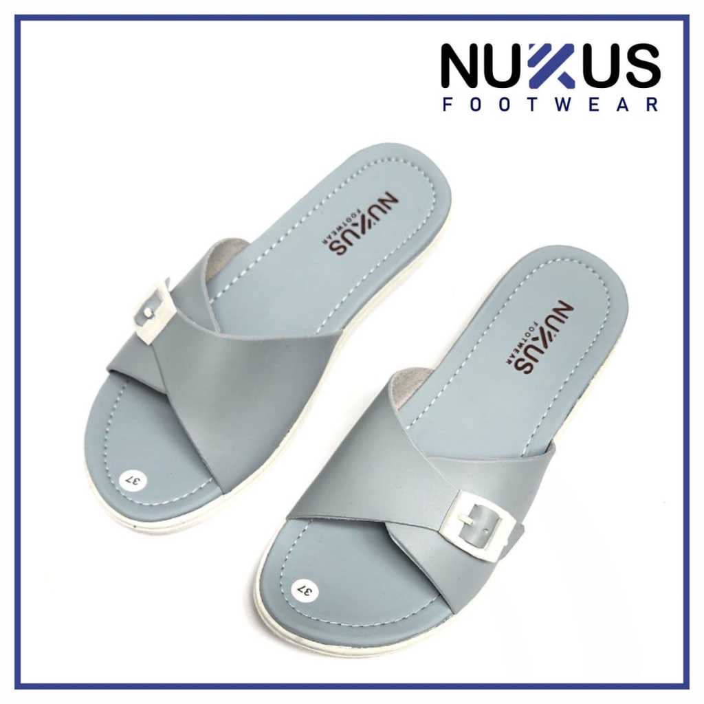 Sandal Selop Wanita Dewasa Biru Hitam Coklat - NSW GB