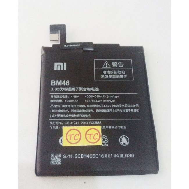 Baterai xiaomi redmi note 3 redmi note 3 pro BM46 Original