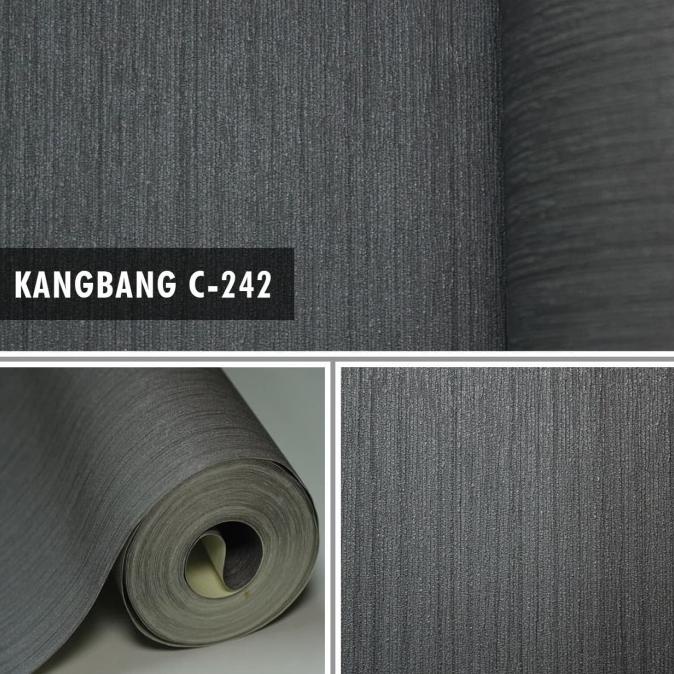 wallpaper dinding vinyl polos murah / wallpaper dinding polos serat