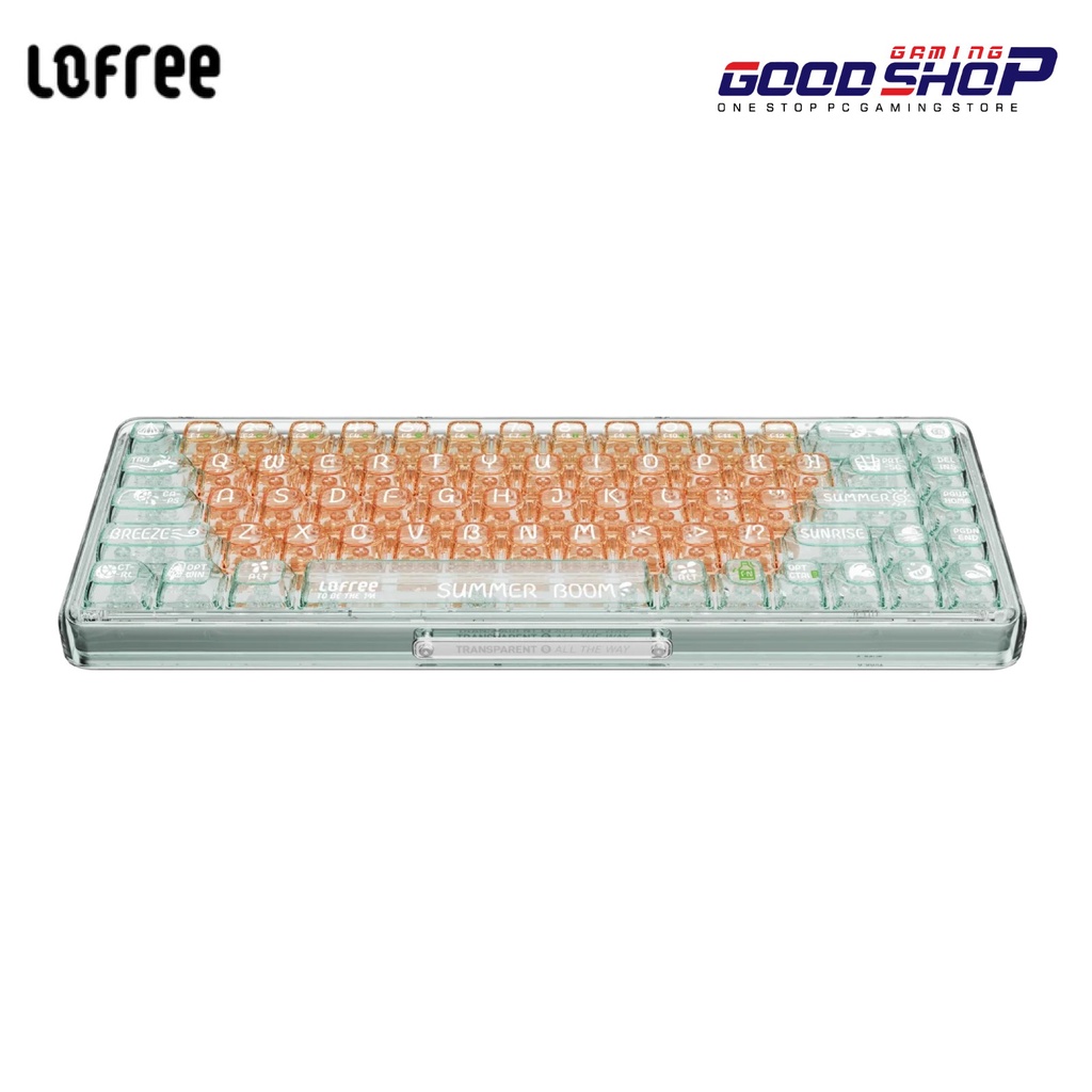 LOFREE 1% Transparent Mechanical keyboard / LOFREE 1% Summer Boom