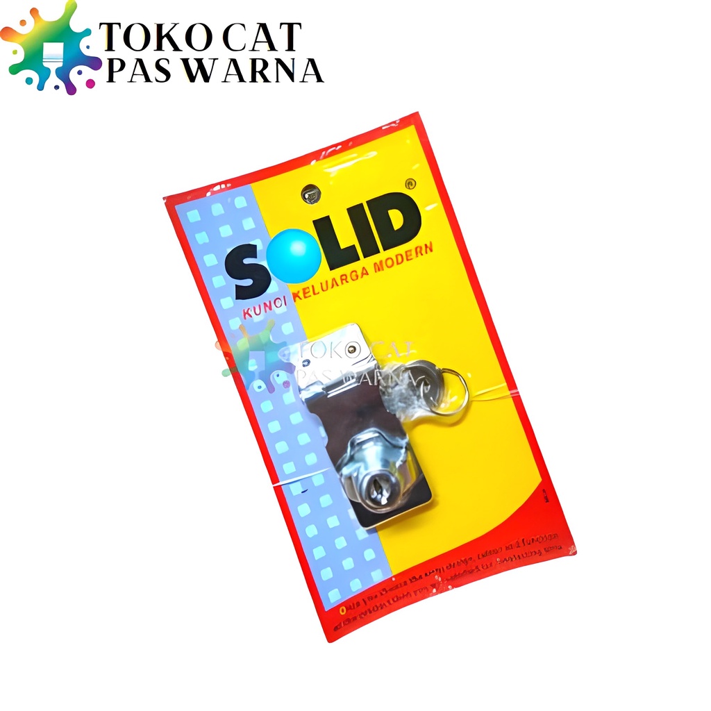 Grendel Slot Tambahan Kunci Pintu Overpal SOLID 637