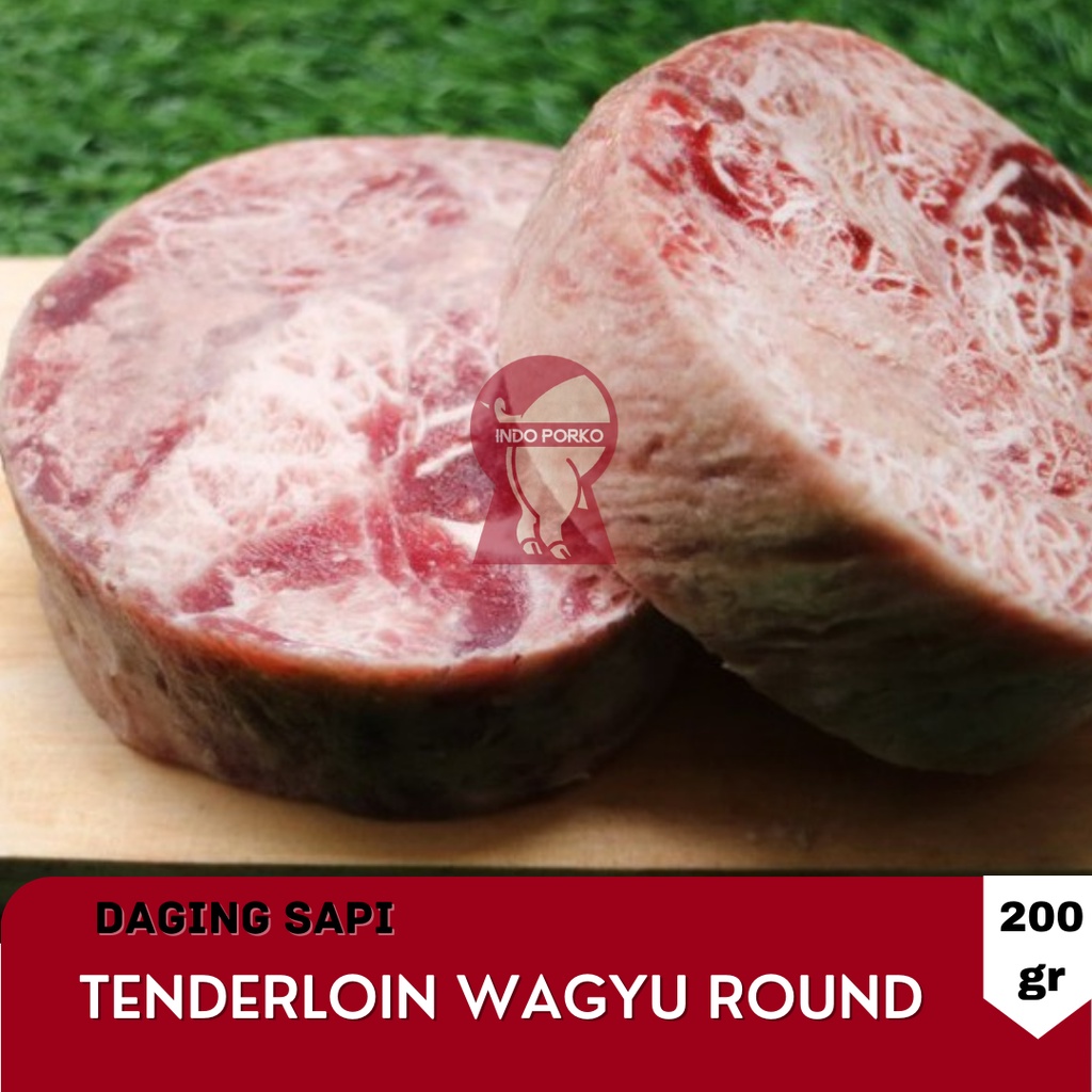 

Wagyu Round Tenderloin Beef Meltique Steak / Daging Sapi Meltik 200gr