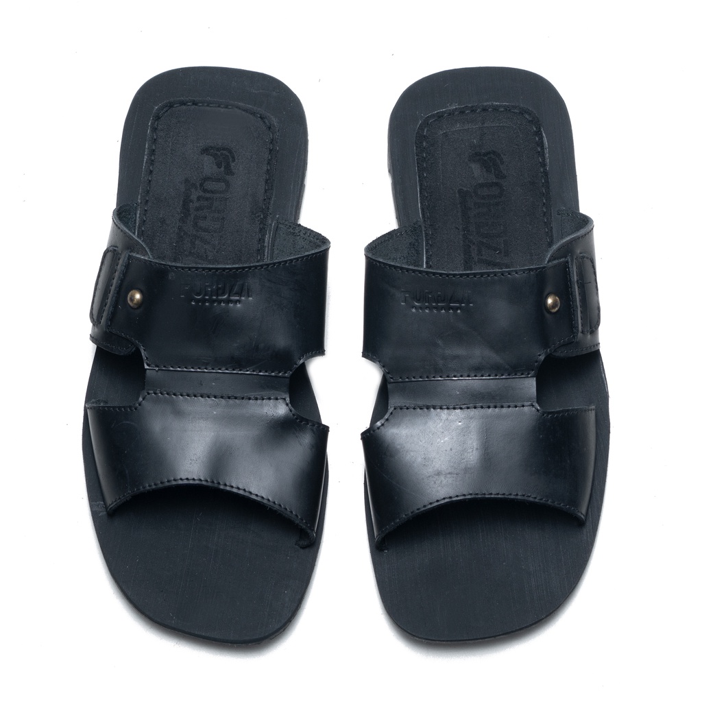 Sandal Pria Casual Kulit Asli Sendal Slide Kokop Y5033