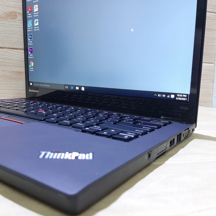 Laptop lenovo thinkpad t450s intel core i5 Ram 8gb 512gb windows10pro second like new