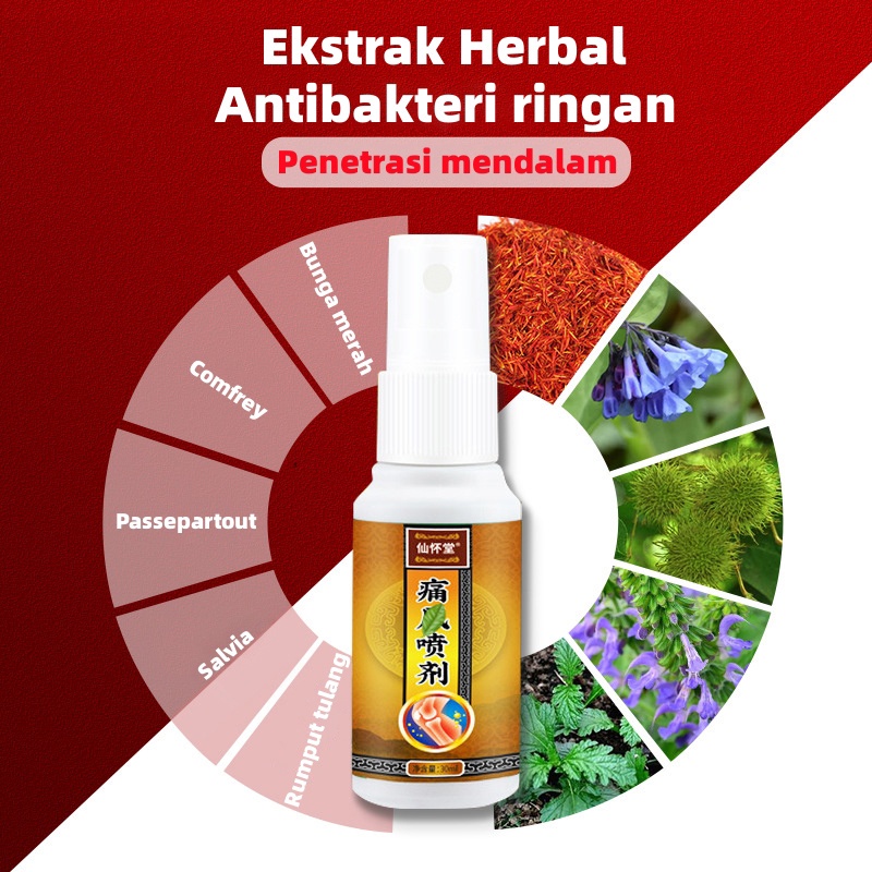 Obat Asam urat Rematik Radang Sendi Herbal 30ml Semprotan Rematik Pereda Nyeri Pada Sendi Pereda Nyeri Bunion Pengobatan Yang Efektif REMATIK ASAM URAT NYERI OTOT