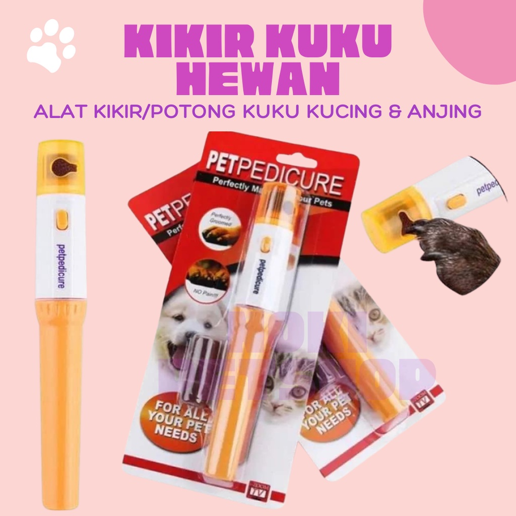 [BISA COD] PENGASAH PENGIKIR PERAWATAN KUKU ANJING KUCING KELINCI MUSANG PET PEDICURE PEMOTONG PERAPIH SET ALAT KIKIR KUKU ELEKTRIK ASAH ANJING KUCING PET NAIL POLISHER ELECTRIC GUNTING KUKU KUCING TANPA SAKIT OTOMATIS LED PREMIUM CHIRO PEKANBARU ANJING