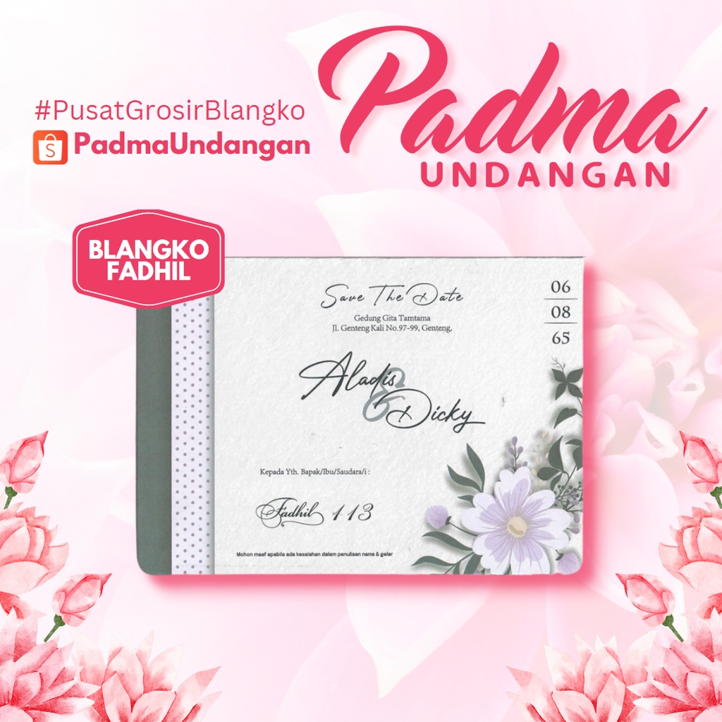 Blangko Undangan Fadhil 113 | PadmaUndangan