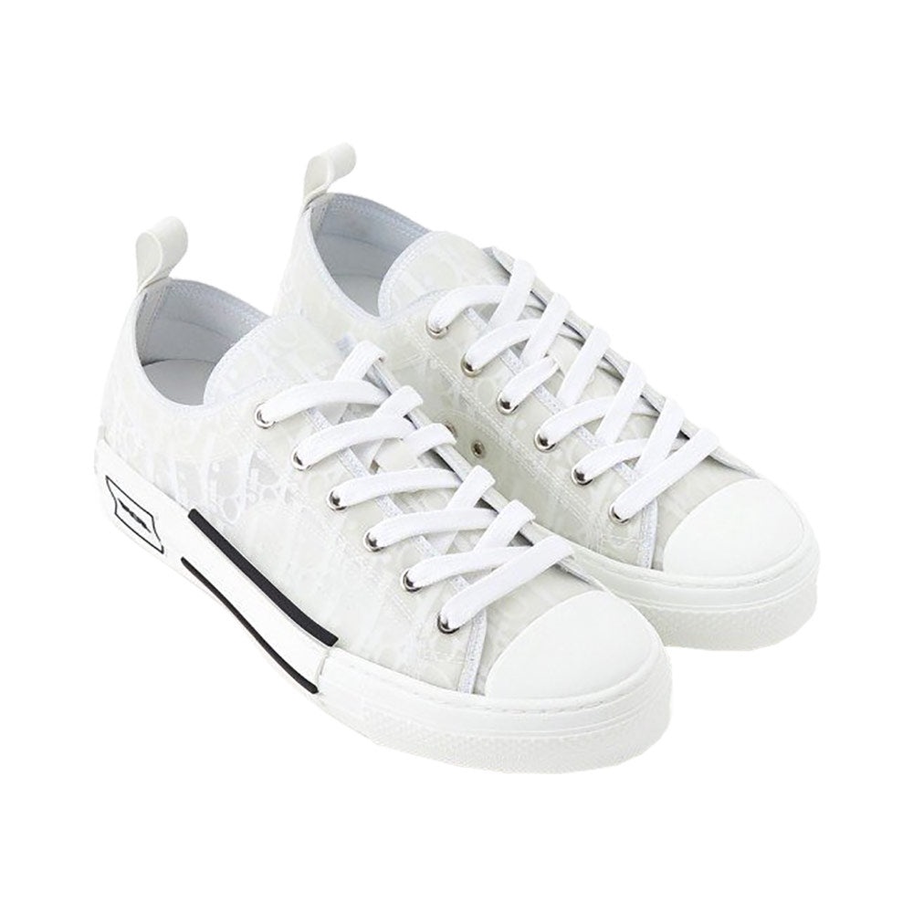 D i o r B23 Oblique Low Top Sneakers White 100% Authentic