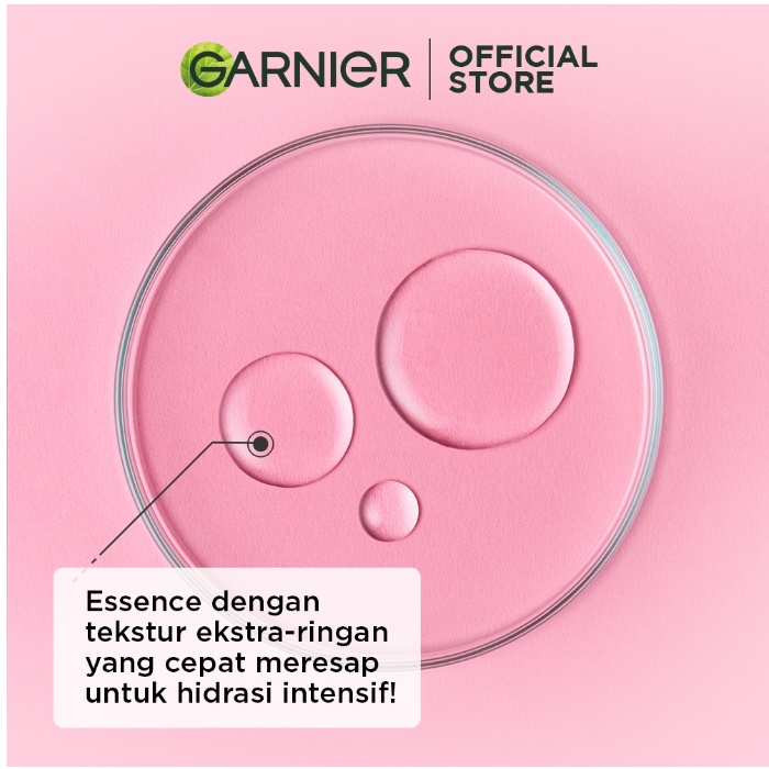 Garnier Sakura Glow Hyaluron Water Glow Essence - Melembabkan Kulit dari Dalam