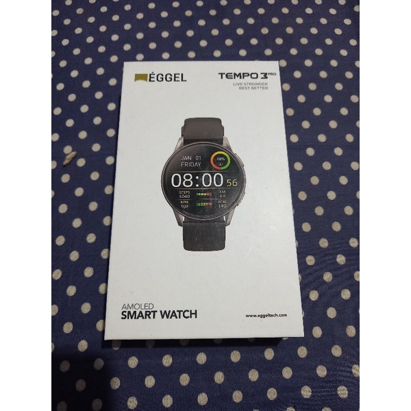 Eggel Tempo 3 Pro HD Amoled Smartwatch Second