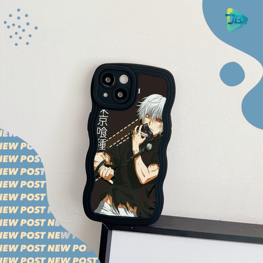 CUSTOM SOFTCASE SILIKON GELOMBANG WAVY CUSTOM KANEKI FOR INFINIX SMART 5 6 6 PLUS HOT 9 10 11 12 PLAY 12 12I 20 20I 20S NOTE 12 G96 JB8134