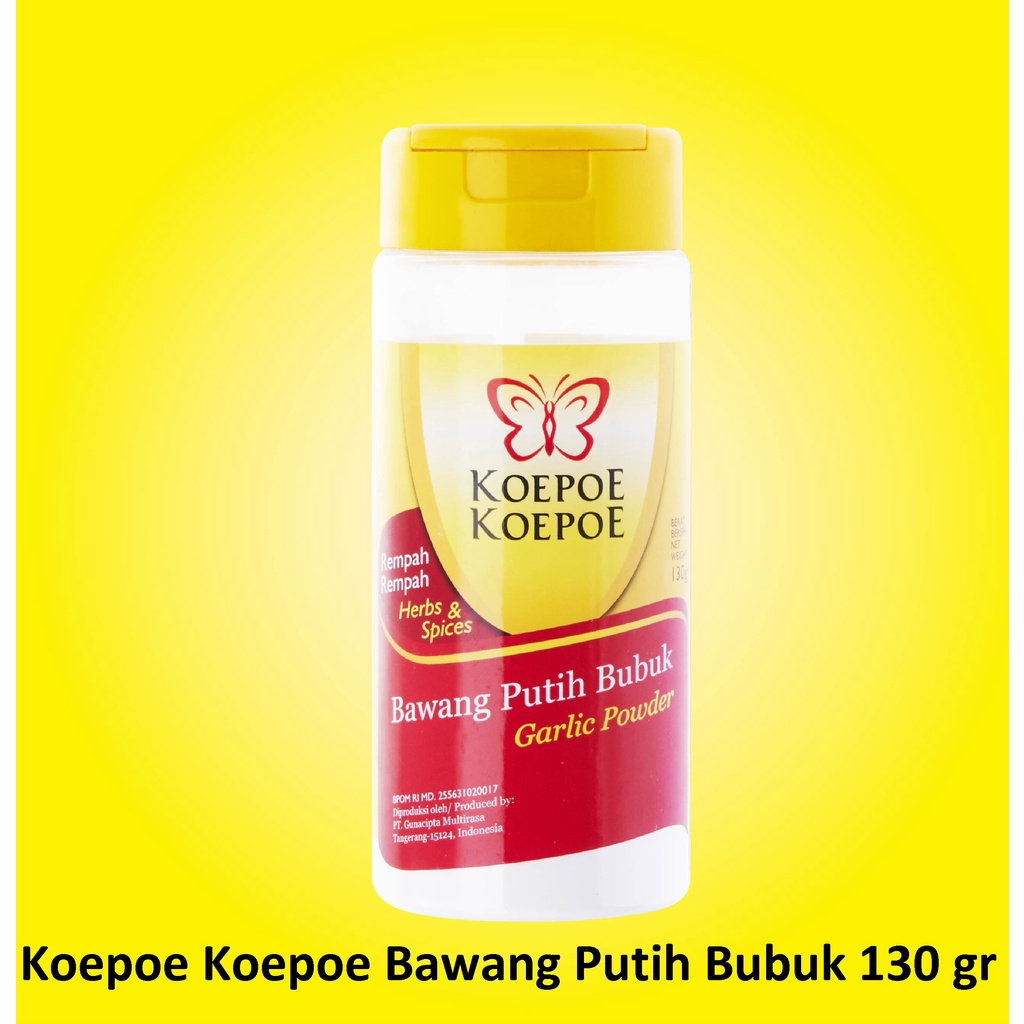 

Koepoe Koepoe Perisa Alami Bawang Putih Bubuk 130 gr