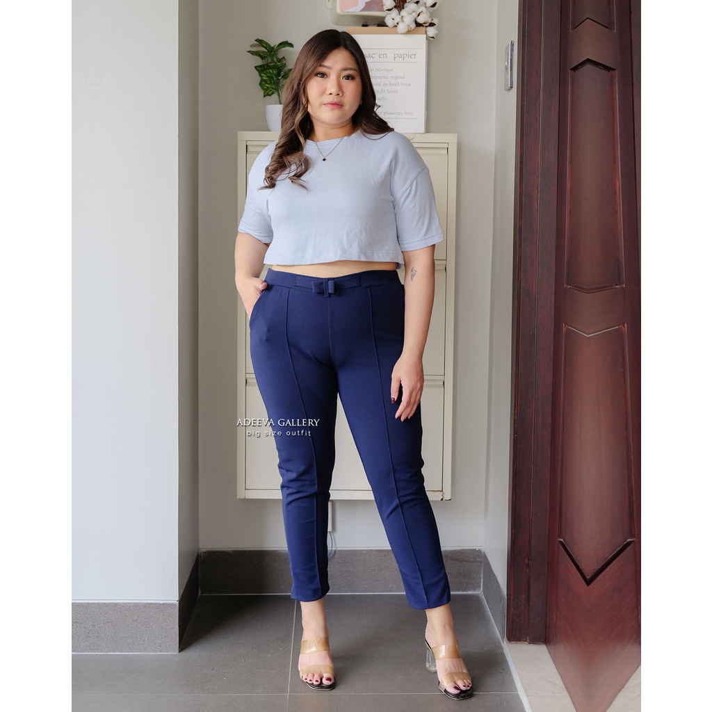 ADEEVA Viona Pants Jumbo Celana Kerja Wanita Jumbo