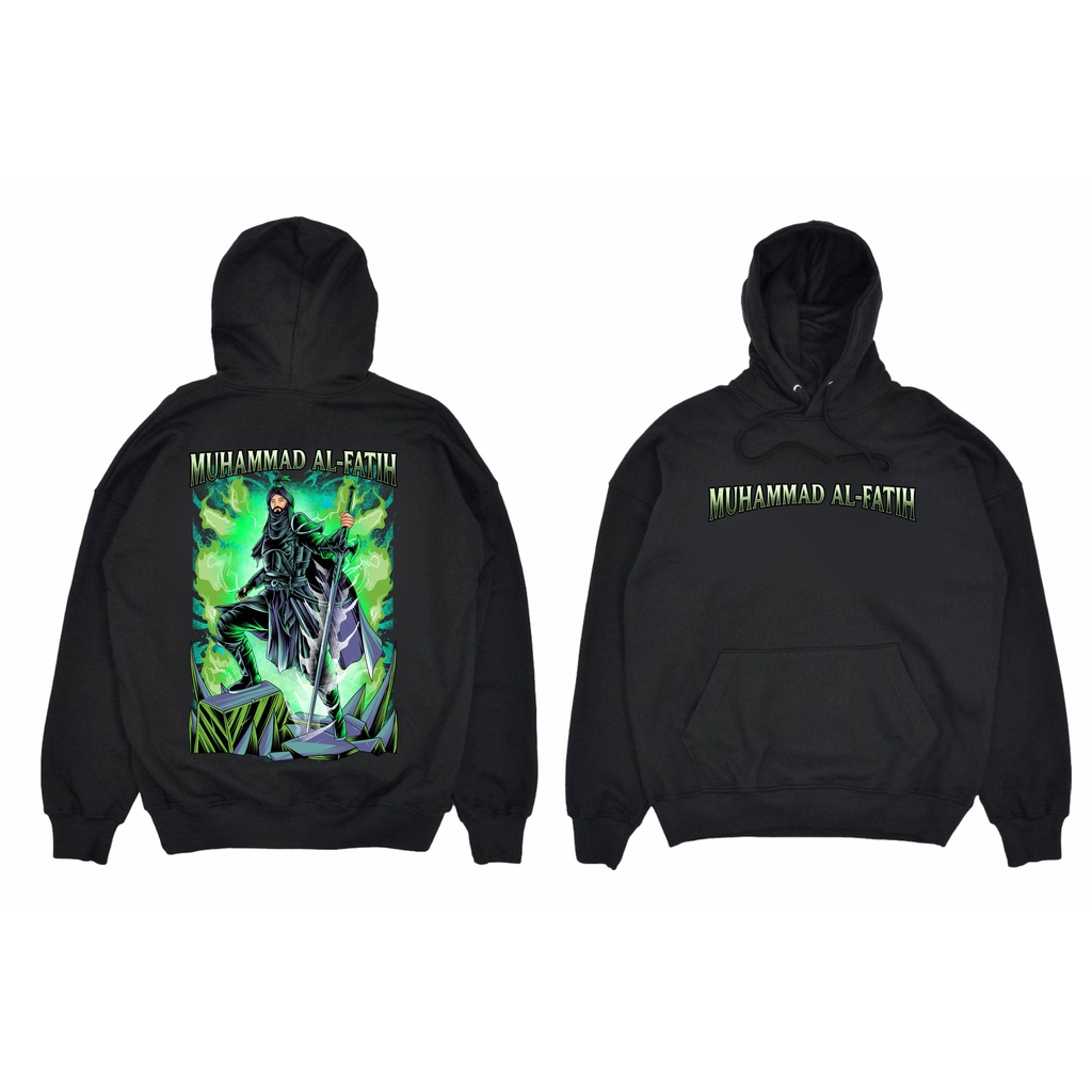 JAKET HOODIE ISLAMI MUHAMMAD AL FATIH BIG SIZE JUMBO