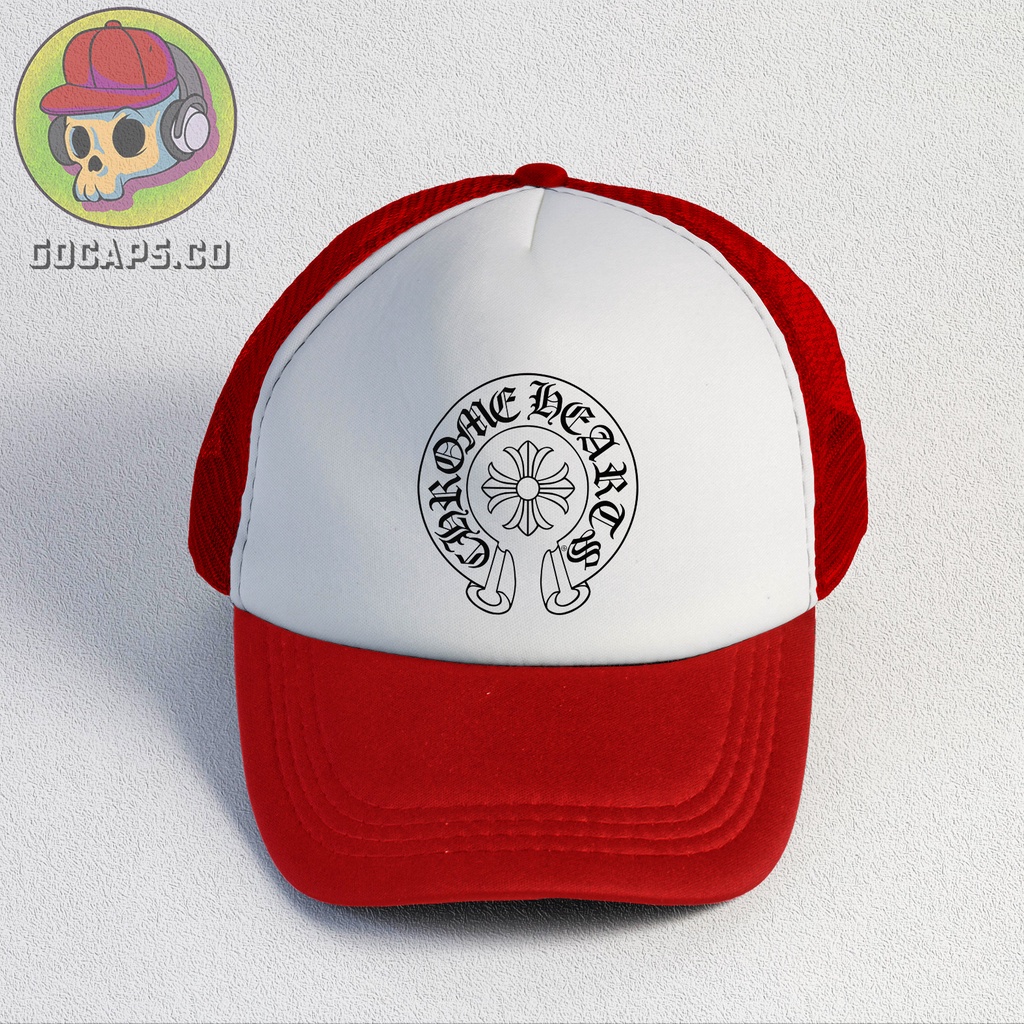 Gocaps - Topi Jaring Trucker Chrome Unisex (Premium Quality) - Rounded