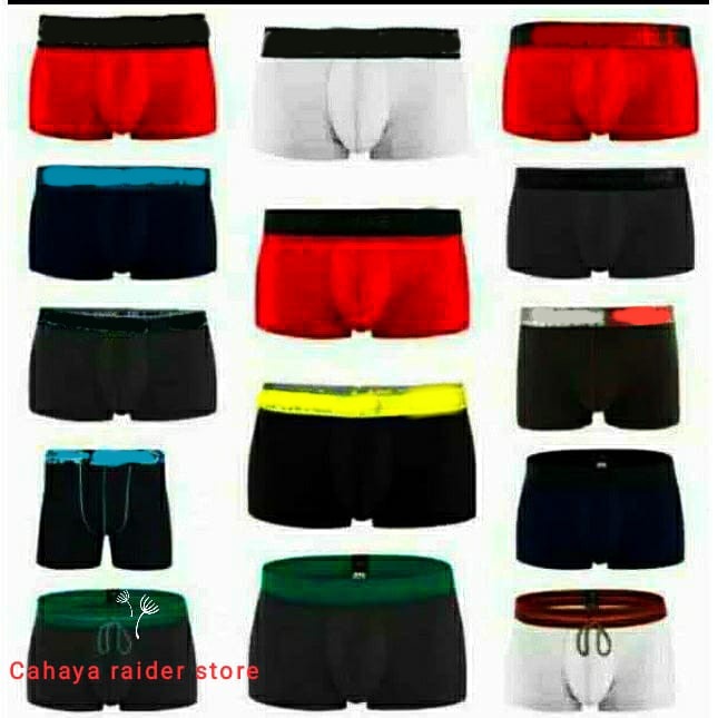 6 Pcs Celana dalam pria boxer dewasa