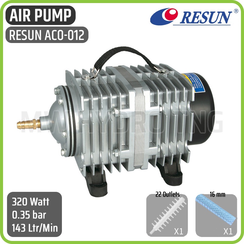 RESUN ACO-012, Electromagnetic Air Pump, Aerator / Pompa Udara