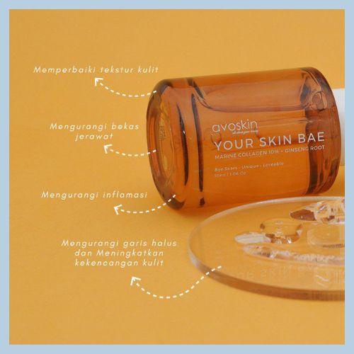 Avoskin Your Skin Bae Marine Collagen 30ml-Merawat Tekstur Kulit Serum / Anti Aging / Kolagen