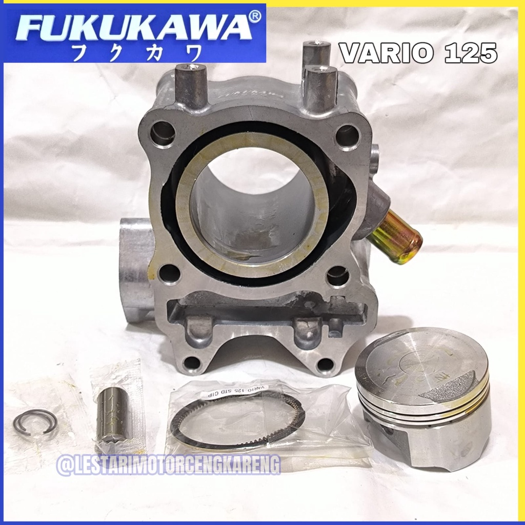 CYLINDER BLOK SEHER SET VARIO 125 2015 2018 KZR FUKUKAWA SEHER KIT