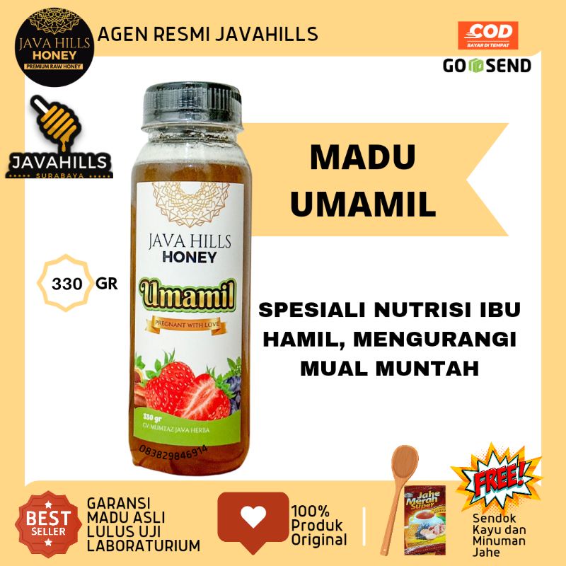 

MADU UMAMIL NUTRISI IBU HAMIL, MENGURANGI MUAL MUNTAH 330GR JAVAHILLS
