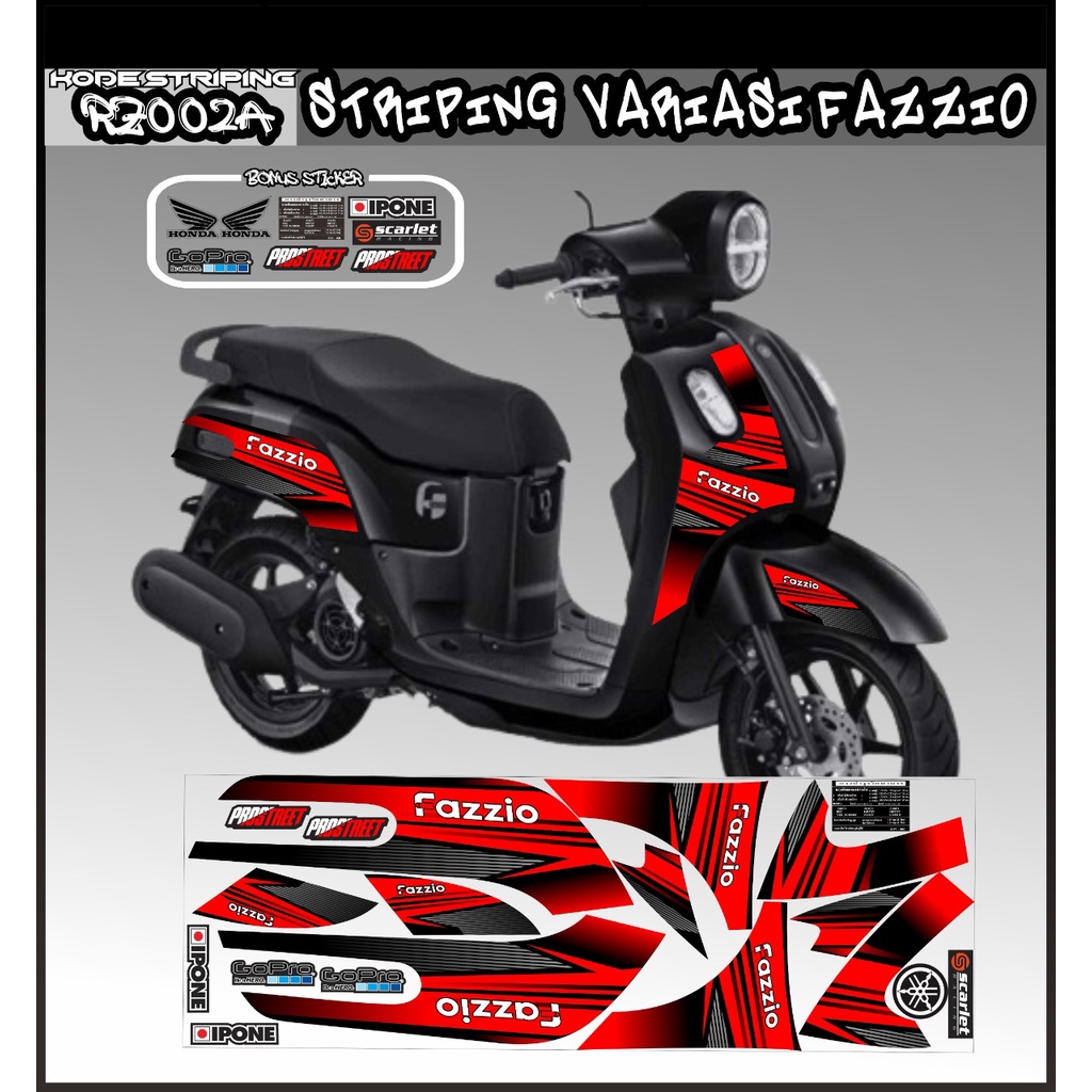 striping yamaha fazio/decal stiker yamaha fazio/stiker variasi yamaha fazio