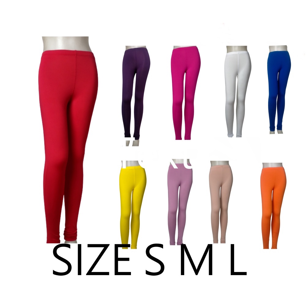 Legging panjang aneka warna untuk senam, gym , dance, balet ukuran S, M dan L