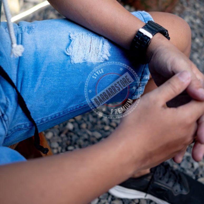 PALING DICARI CELANA PENDEK SOBEK / CELANA PENDEK JEANS / CELANA PENDEK DISTRO ORIGINAL