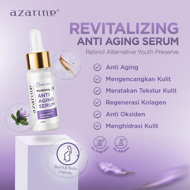 AZARINE REVITALIZING ANTI AGING SERUM 20 ML